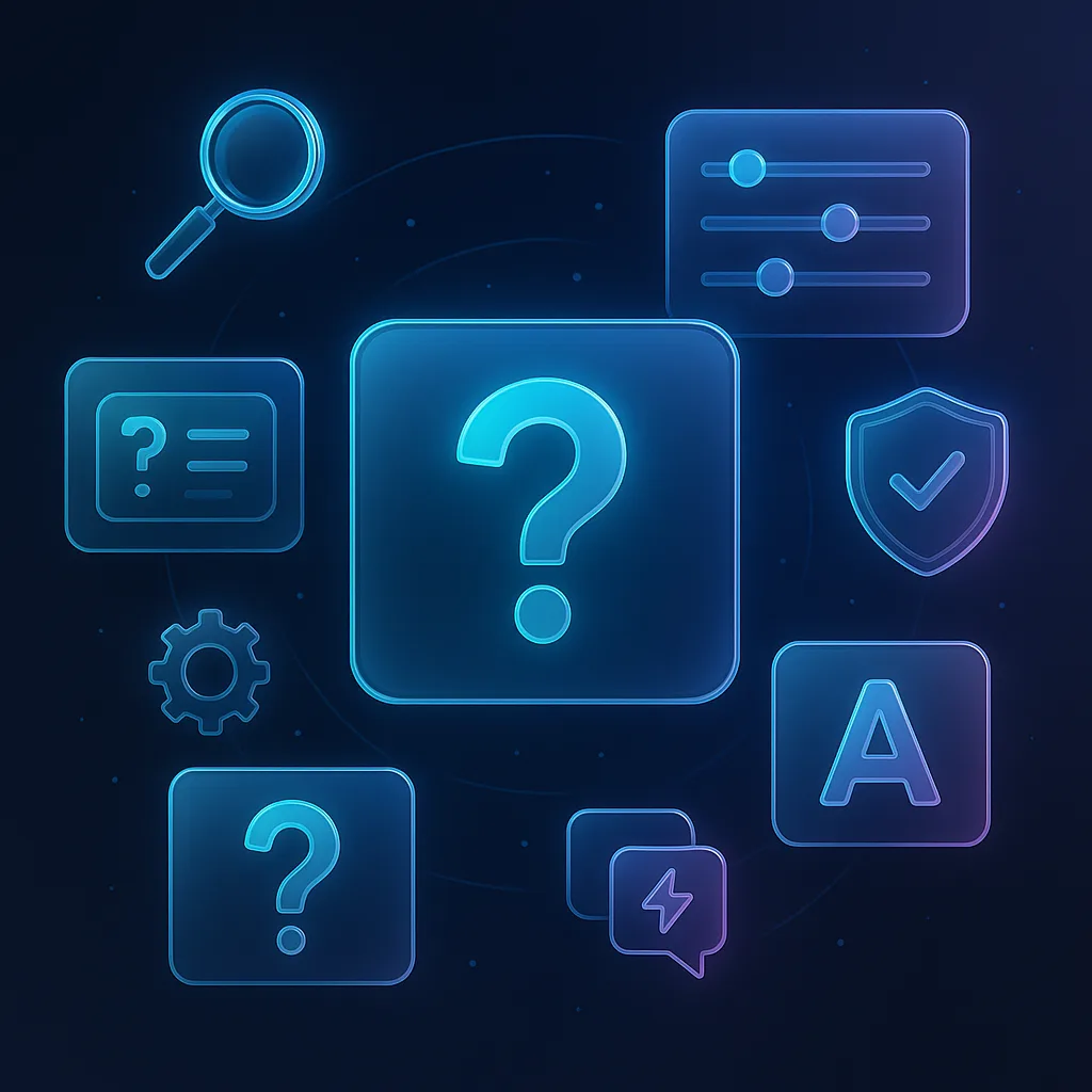 Illustration representing FAQs